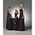  Sheath / Column V-neck Floor-length Satin Chiffon Junior Bridesmaid Dress (HSX102)