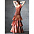  a-line bodenlangen Abendkleid Taft / prom Kleid (hsx239) (ab 3 Stück) versandkostenfrei