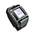  W08 Quad Band Watch Style Cell Phone Black - silver - gray