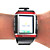  W08 Quad Band Watch Style Cell Phone  Black - red - silver  SZR105