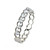  Platinum Clear Cubic Zirconia Bracelet - CZ Bracelet SMH-0001 (SZY191)
