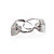  Fashion Heart Sterling Silver Earring - Silver Earring 10517 (SZY463)