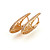  Stylish 18K Gold Earring Hoop - Cubic Zirconia Earring  81012 - 81 (SZY860)