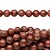  Perle, 16 "Sesam Jaspis rot (natur), 6mm rund, b-to c + Klasse. verkauften pro Paket von zehn (begb2229)