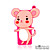  2GB Cartoon Rat MP3 Players Red(SZM076)