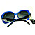  Plastic Rimmed, Non-spring Temples Fashionable Sunglasses (KRS009)