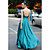  A-line V-neck  Floor-length Chiffon  Dresses on Sale / Evening Dresses (OFGC0111)