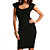  Structured Peplum Jersey Dress (09VQX007)