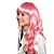  Capless Long Synthetic Light Pink Costume Curly Hair Wig