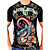  Aproximadamente 09 hombres tatuaje camiseta manga corta de diseño (lgt415)
