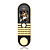  q7 enkele kaart tri-band fashion design, met horloge-gsm goud (2GB TF-kaart)