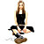  neue Ausgabe 2009! schwarze Wippe 8-eye boot (lgt1022-1)