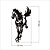  Pferd dekorative Wand-Aufkleber (0565-gz16932)