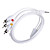  3.5mm 4-PIN to Composite AV Cable for iPod (1.5-Meter)