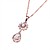  mooie 18k vergulde cz zirconia kettingen (0292-91025-12)