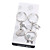  Stainless Lovers keychains (Lock And Heart/ 2-Piece Set)