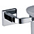  Bad-Accessoires aus massivem Messing WC-Bürstenhalter (0640-3206)