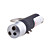  3-en-1 láser rojo + luz blanca + luz UV llavero linterna LED (3 * LR44 color surtidos)