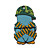  8gb estilo pinguim USB Flash Drive (azul)