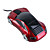  carro esporte estilo usb mouse óptico com fio (vermelho)