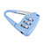  Cute Bag-Sharped Combination Padlock (Blue)