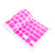  couverture silicium clavier QWERTY pour mac book (rose)