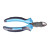  Combination plier, Grey with blue handle