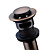  bronze antigo bronze ralo da pia de cobre (0572-wyx03)