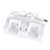  5-en-1 de doble muelle de carga / soporte / estación de + dos paquetes de baterías recargables (1800mAh) para Wii / Wii U remoto