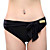  2010 sexy tres ficha roja deporte traje de baño bikini negro con cadena sarong hermosos del mismo color (0928 hasta 0520-C8)