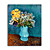  Hand-painted Vase of Lilacs,Daisies and Anemones,c.1887 Oil Painting by Vincent Van Gogh  with Stretched Frame