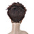  breve ricci marrone scuro completo bang capelli uomini parrucca (0463-6.13-310)