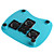  usb 3-ventilador de refrigeración pad + 2 puertos USB para el ordenador portátil (azul)