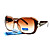  volledige velg fashion plastic zonnebril voor vrouwen (0833-883502)