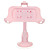  parabrisas de automóviles titular de montaje giratorio para el iPhone 3GS / 4 - rosa