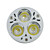  e27 3w de 3 LED blanco frío 270lumen luz 7000k Bombilla (85-265v)