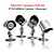  Security Camera DVR Kit with 5 Surveillance Camera Recorder Set