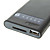  2000mAh USB Rechargeable External Battery Pack with Retractable USB Cable for iPhone 4 - Black