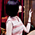  robe de mandarin colonne gaine / linge col manches genou / soie Habotai cheongsam / qipao chinois / (hgqp320)