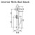  Zinc Alloy Single Cylinder Handleset (0799-81111-AB)