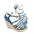  top kwaliteit denim bovenste hoge hakken sleehak met sjerp speciale gelegenheid schoen / fashion schoen (0985-k964)