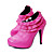  top kwaliteit pu bovenste hoge hakken korte laars met ruches speciale gelegenheid schoen / fashion schoen (0987-x2984)