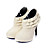  top kwaliteit pu bovenste hoge hakken korte laars met ruches speciale gelegenheid schoen / fashion schoen (0987-x2984)