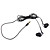  Metallic Finish Noise Cancelling Earphone - Silver