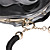  shell bolso de noche de raso bolso de embrague (0986-9989)
