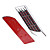  OB-522 Car Decorative Trim,Red