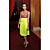  Jessica Alba Empire Straps Knee-length Satin Sequined Cocktail Dress (FSM04392)