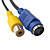  svideo e rca f cabo vga