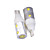  t10 6 +1 w 12v coche blanco bombilla de luz (pack de 2)
