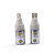  t10 6 +1 w 12v coche blanco bombilla de luz (pack de 2)